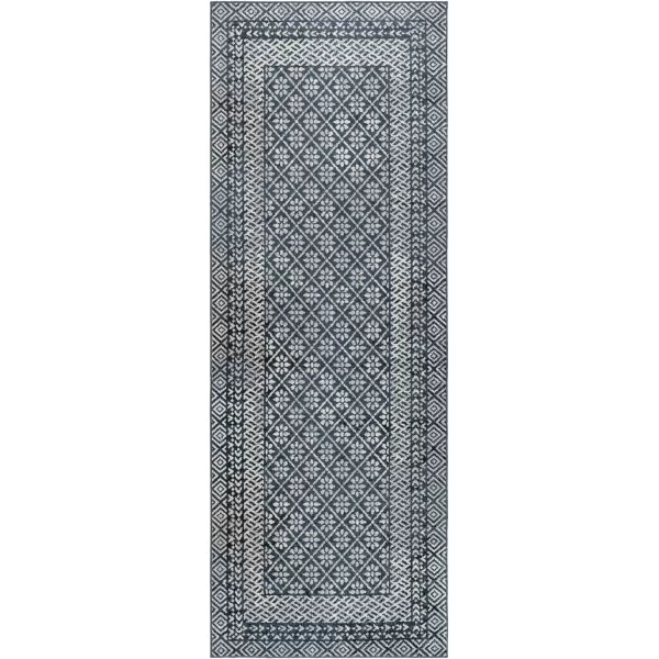 Artistic Weavers Lavadora Vintage Machine Washable Area Rug53 x 7Navy27 x 73