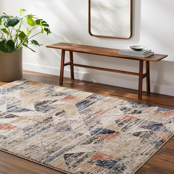 Artistic Weavers Liebe Modern Minishag Area Rug 53 x 7 BlueMulti2 X 211 BlueMulti