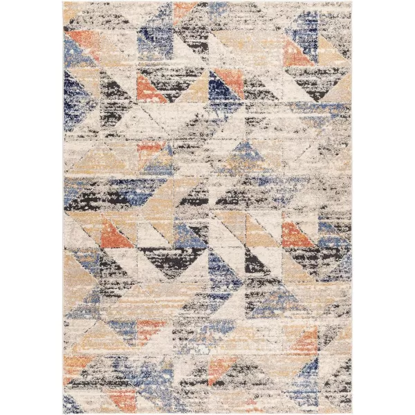 Artistic Weavers Liebe Modern Minishag Area Rug 53 x 7 BlueMulti2 X 211 BlueMulti