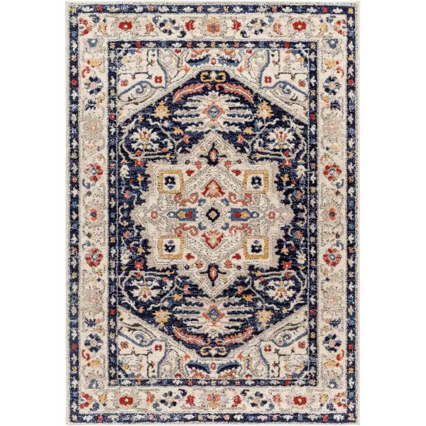 Artistic Weavers Liebe Traditional Minishag Area Rug 53 x 7 BlackMulti2 X 211 BlackMulti