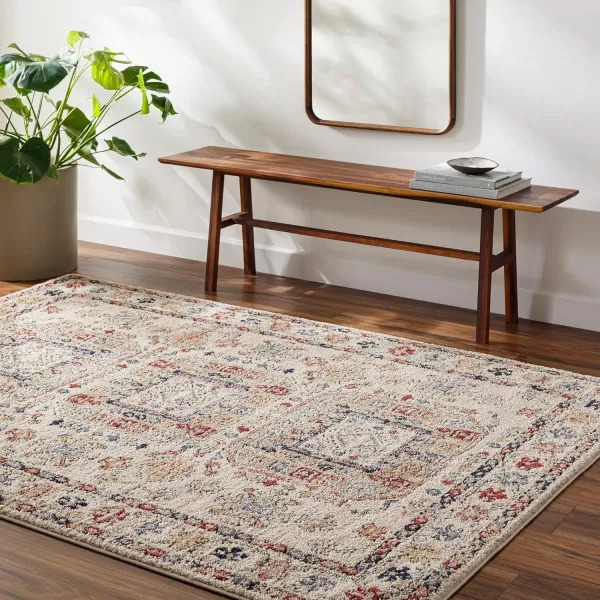 Artistic Weavers Liebe Traditional Minishag Area Rug 53 x 7 CreamMulti2 X 211 CreamMulti