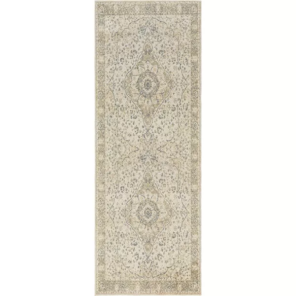 Artistic Weavers Lillian Washable Medallion Area Rug2 x 3Ivory27 x 73