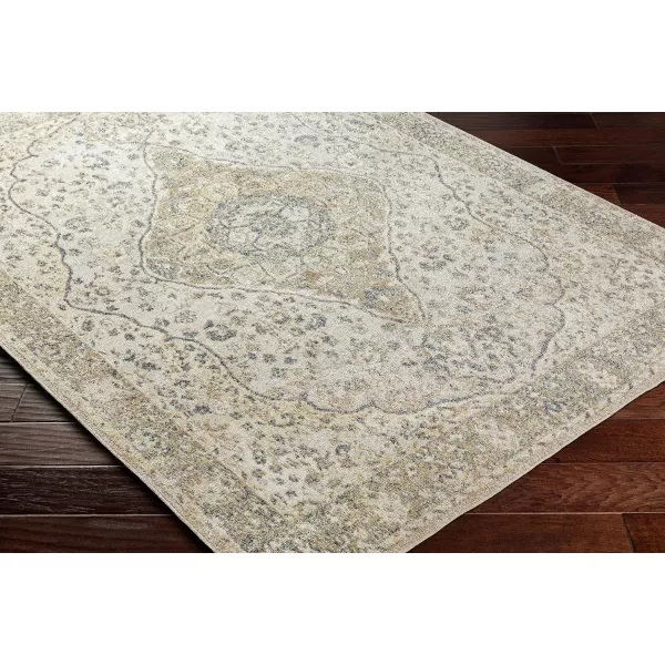 Artistic Weavers Lillian Washable Medallion Area Rug2 x 3Ivory67 x 9