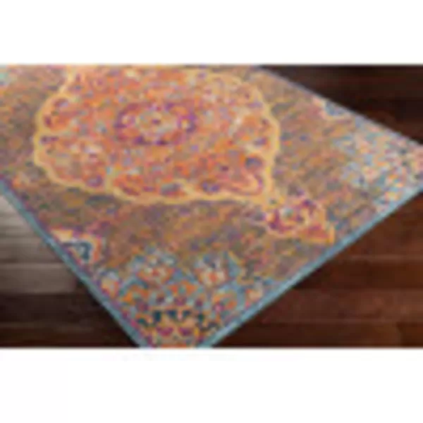 Artistic Weavers Lohena Vintage Medallion Area Rug53 x 71YellowOrange 5 ft 3 in x 7 ft 1 in