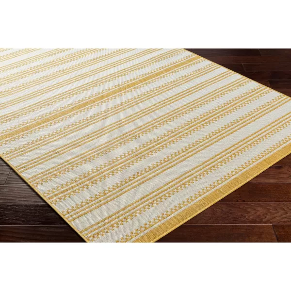 Artistic Weavers Long Beach Area Rug 53 x 7 BlueCreamYellowCream 27 x 73