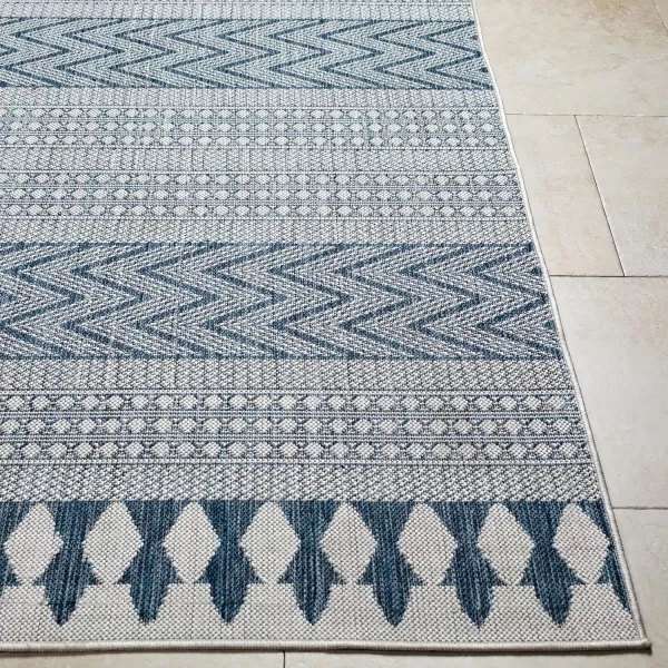 Artistic Weavers Long Beach Area Rug 53 x 7 BlueWhiteBlueWhite 27 x 73