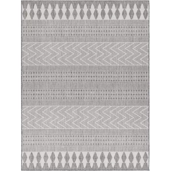 Artistic Weavers Long Beach Area Rug 53 x 7 BlueWhiteCool Gray 53 x 7