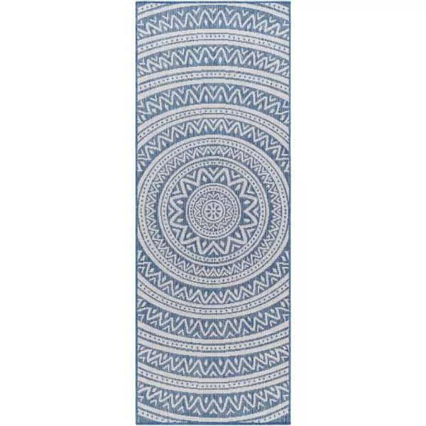 Artistic Weavers Long Beach Area Rug 53 x 7 WhiteGrayBlueGray 27 x 73