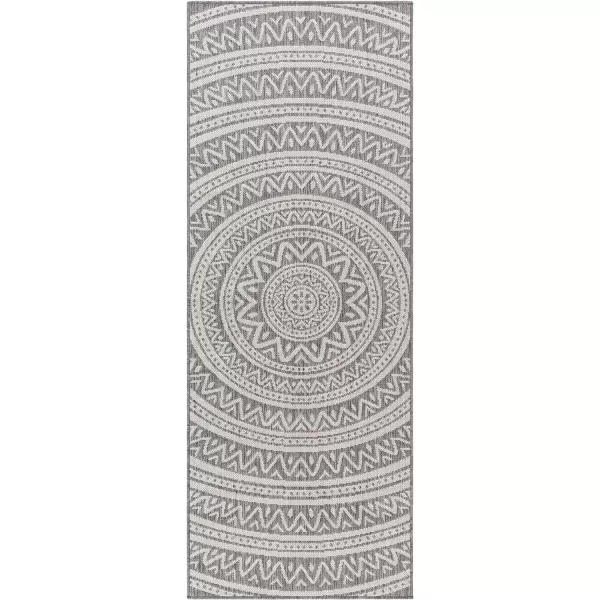 Artistic Weavers Long Beach Area Rug 53 x 7 WhiteGrayTaupeGray 27 x 73