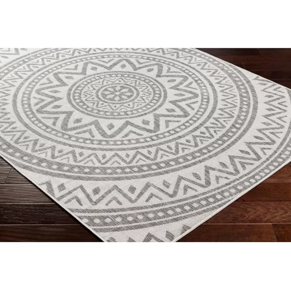 Artistic Weavers Long Beach Area Rug 53 x 7 WhiteGrayWhiteGray 27 x 73