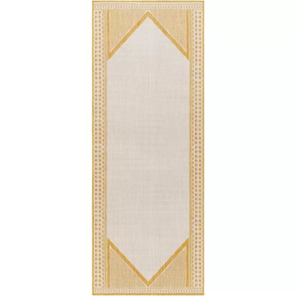 Artistic Weavers Long Beach Area Rug 53 x 7 Yellow27 x 73 Yellow