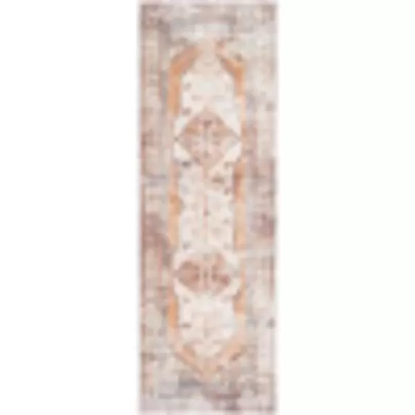 Artistic Weavers Luisa Area Rug 5 ft 3 in x 7 ft 3 in OrangeIvory2 ft 7 in x 7 ft 10 in OrangeIvory