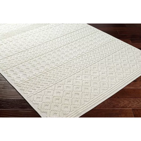 Artistic Weavers Lyna Chevron Washable Area Rug5 x 72Cream2 x 210 Cream