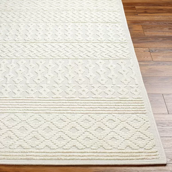 Artistic Weavers Lyna Chevron Washable Area Rug5 x 72Cream2 x 210 Cream