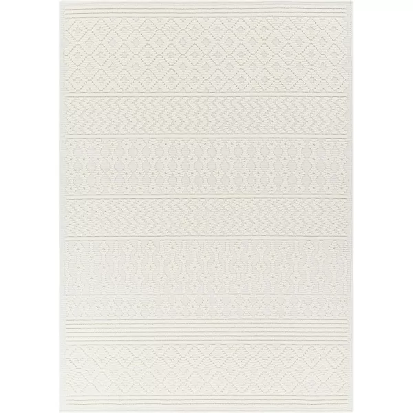 Artistic Weavers Lyna Chevron Washable Area Rug5 x 72Cream2 x 210 Cream