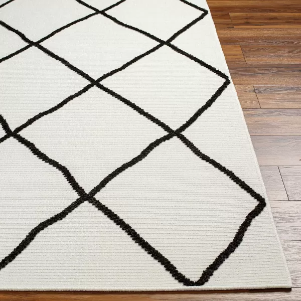 Artistic Weavers Lyna Diamond Washable Area Rug5 x 72Cream5 x 72