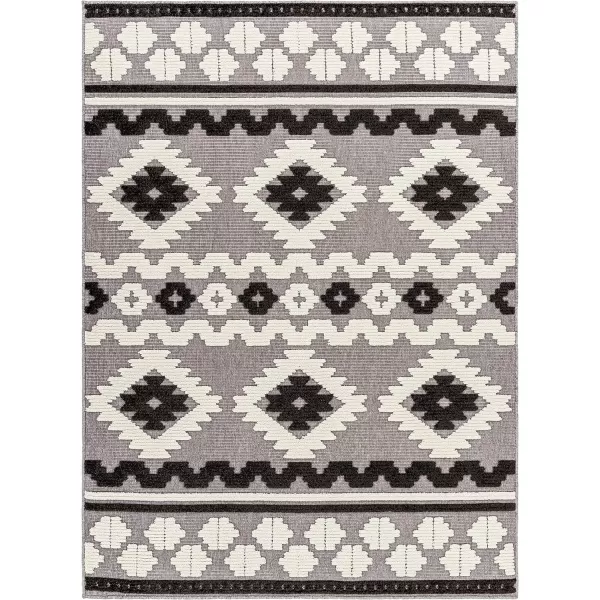 Artistic Weavers Lyna Modern Washable Rug5 x 72Black2 x 210