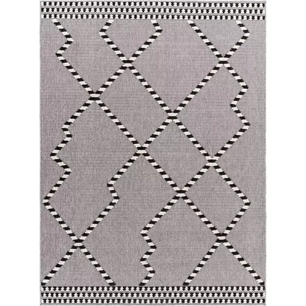 Artistic Weavers Lyna Modern Washable Rug5 x 72Gray2 x 210