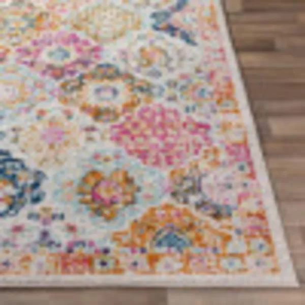 Artistic Weavers Lyria Area Rug 2 ft 7 in x 7 ft 3 in MustardPinkRound MustardPink 7 ft 10 in