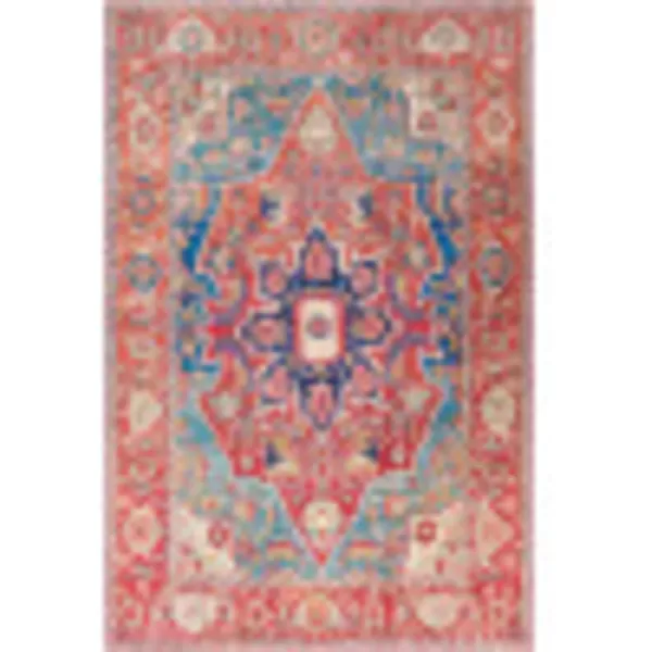 Artistic Weavers Lyyti Area Rug 5 x 76 5 ft x 7 ft 6 in Bright RedBlueBright RedBlue 2 ft 3 in x 3 ft 9 in