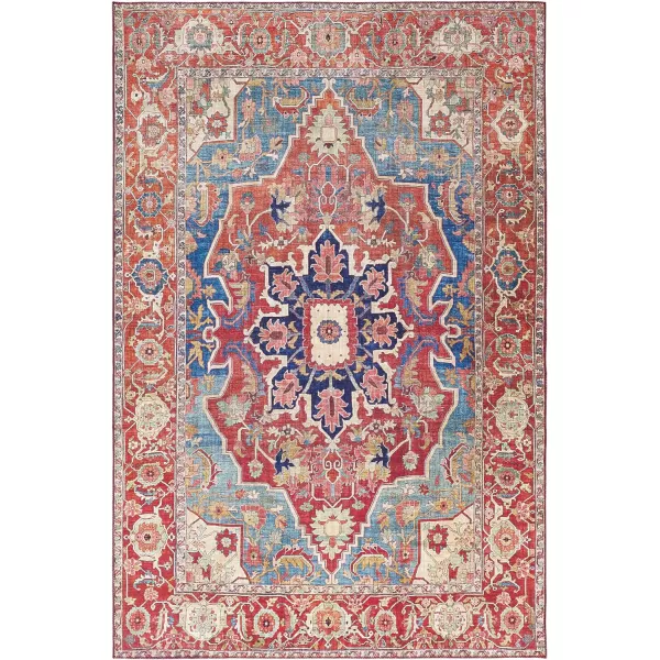 Artistic Weavers Lyyti Area Rug 5 x 76 5 ft x 7 ft 6 in Bright RedBlueBright RedBlue 5 ft x 7 ft 6 in