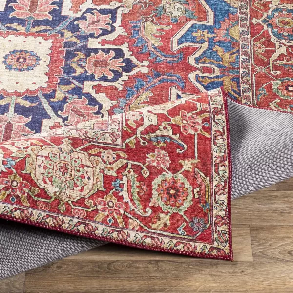 Artistic Weavers Lyyti Area Rug 5 x 76 5 ft x 7 ft 6 in Bright RedBlueBright RedBlue 5 ft x 7 ft 6 in