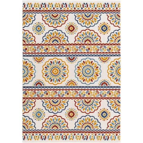 Artistic Weavers Magnhild Bohemian Outdoor Area Rug 710 x 103 Orange2 x 3 Orange