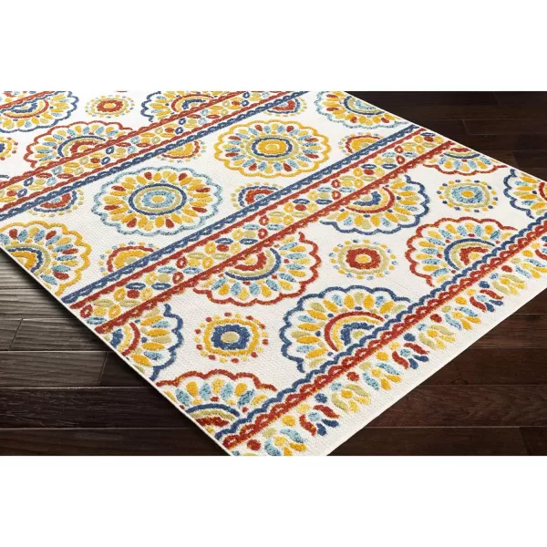 Artistic Weavers Magnhild Bohemian Outdoor Area Rug 710 x 103 Orange2 x 3 Orange