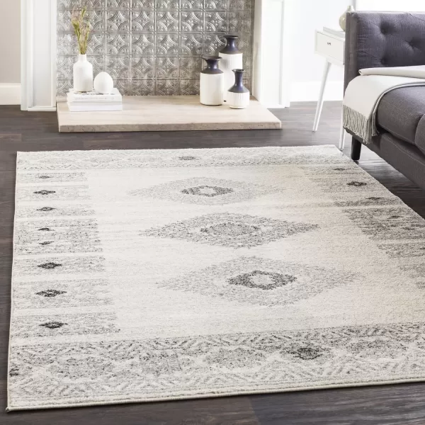 Artistic Weavers Maricruz Charcoal and Ivory BohemianGlobal 27 x 76 Area RugArtistic Weavers Maricruz Charcoal and Ivory BohemianGlobal 27 x 76 Area Rug