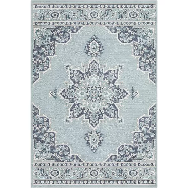 Artistic Weavers Maritza Medallion IndoorOutdoor Area Rug 53 x 77 BlueArtistic Weavers Maritza Medallion IndoorOutdoor Area Rug 53 x 77 Blue