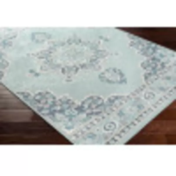 Artistic Weavers Maritza Oriental Outdoor Area Rug 53 x 77 BlackSeafoam25 x 45 Aqua