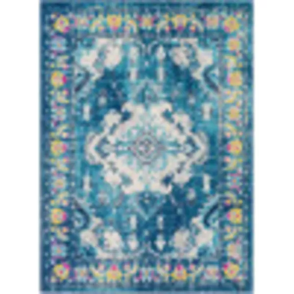 Artistic Weavers Martino Classic Medallion Area Rug53 x 73 AquaGray