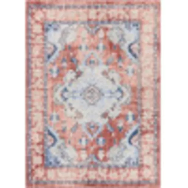 Artistic Weavers Martino Classic Medallion Area Rug53 x 73 Burnt Orange