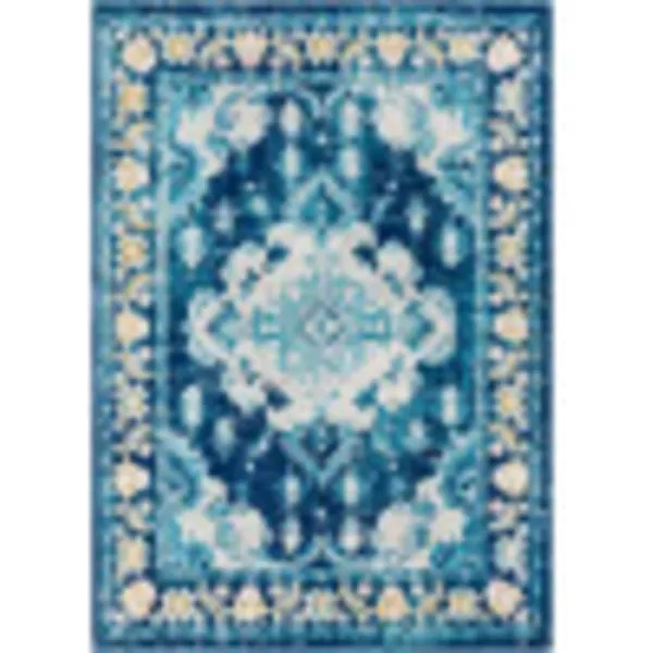 Artistic Weavers Martino Classic Medallion Area Rug53 x 73 Dark Blue