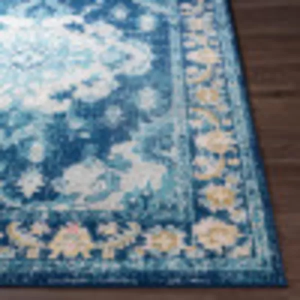 Artistic Weavers Martino Classic Medallion Area Rug53 x 73 Dark Blue