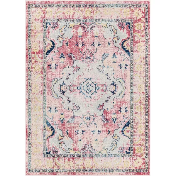 Artistic Weavers Martino Classic Medallion Area Rug53 x 73 Light Pink