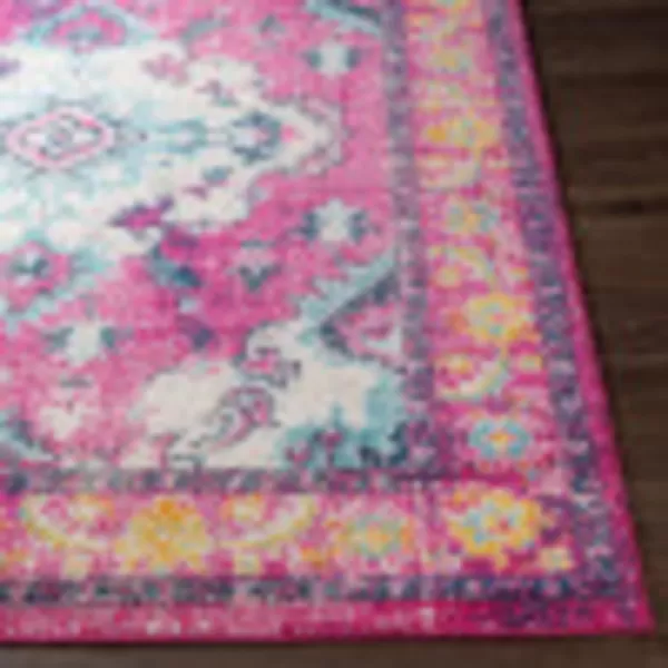 Artistic Weavers Martino Classic Medallion Area Rug53 x 73 Magenta