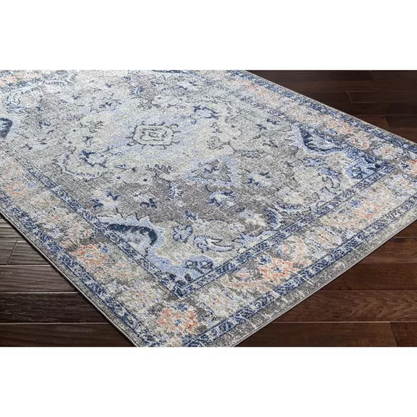 Artistic Weavers Martino Classic Medallion Area Rug53 x 73 Medium GrayBlue