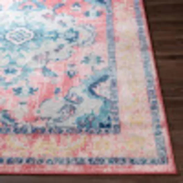 Artistic Weavers Martino Classic Medallion Area Rug53 x 73 PinkMulti