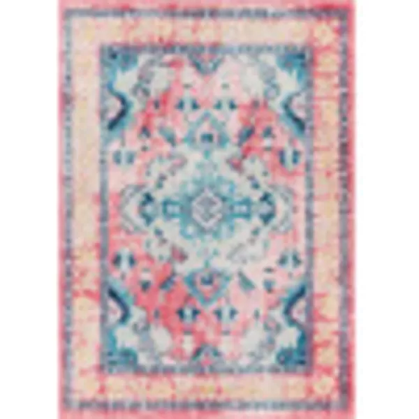 Artistic Weavers Martino Classic Medallion Area Rug53 x 73 PinkMulti