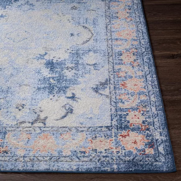 Artistic Weavers Martino Classic Medallion Area Rug67 x 9 BlueGray