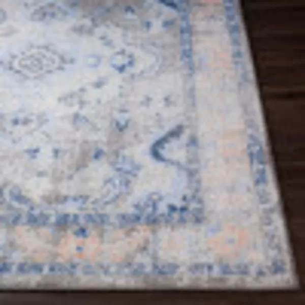 Artistic Weavers Martino Classic Medallion Area Rug67 x 9 Medium GrayBlue