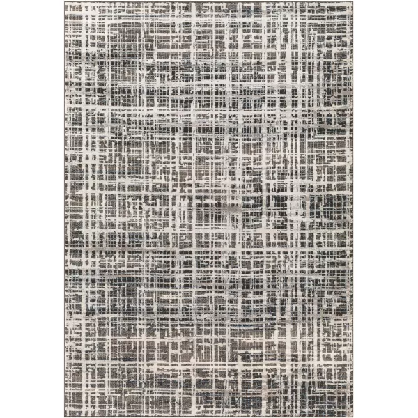 Artistic Weavers Marvel Distressed Modern Area Rug 53 x 73 BlueBlueCharcoal 2 x 3