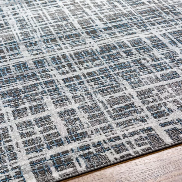 Artistic Weavers Marvel Distressed Modern Area Rug 53 x 73 BlueBlueCharcoal 2 x 3