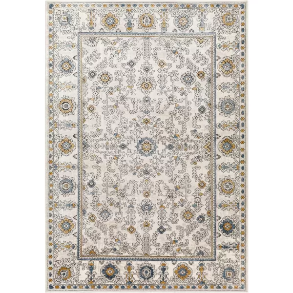 Artistic Weavers Marvel Vintage Oriental Area Rug 53 x 73 BlueBlueMustard 2 x 3