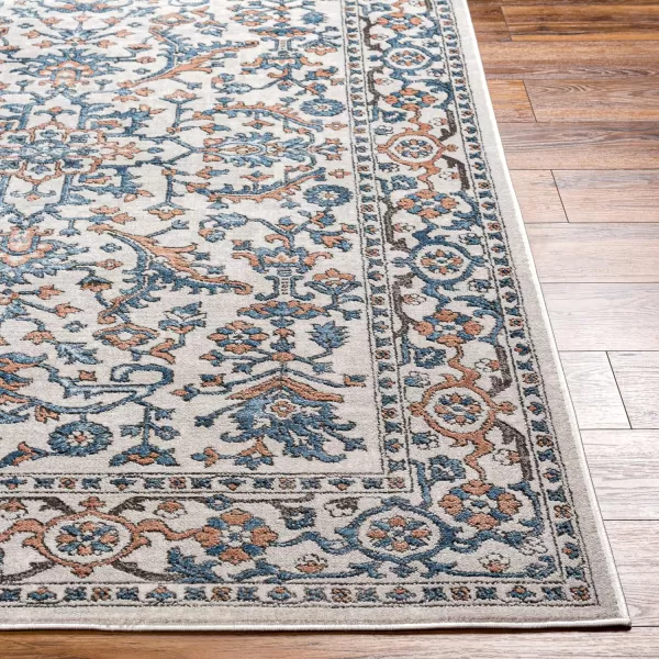 Artistic Weavers Marvel Vintage Oriental Area Rug 53 x 73 GrayBlueOrange 2 x 3