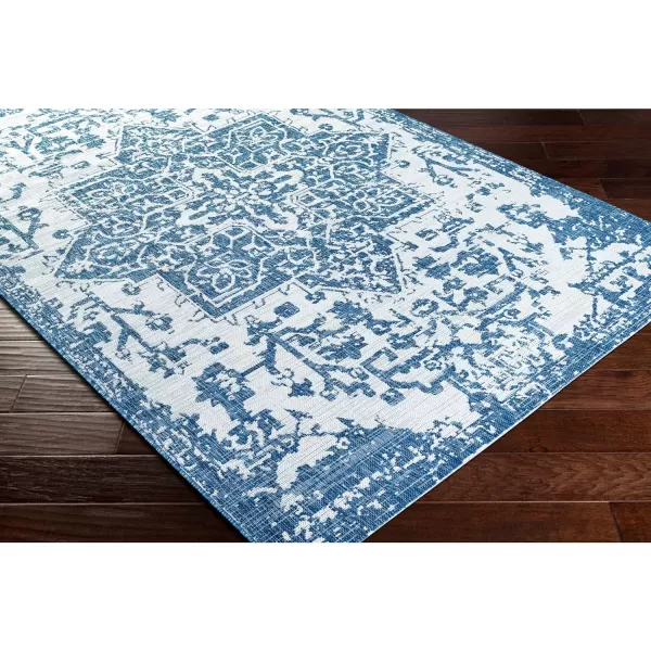 Artistic Weavers Masha Outdoor Traditional Area Rug10 x 14 Dark Blue