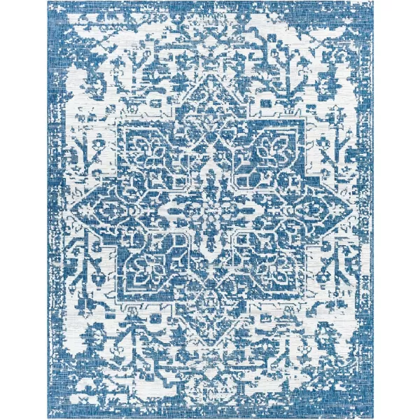 Artistic Weavers Masha Outdoor Traditional Area Rug10 x 14 Dark Blue