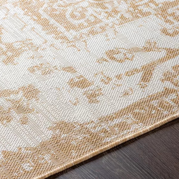 Artistic Weavers Masha Outdoor Traditional Area Rug53 Round Tan