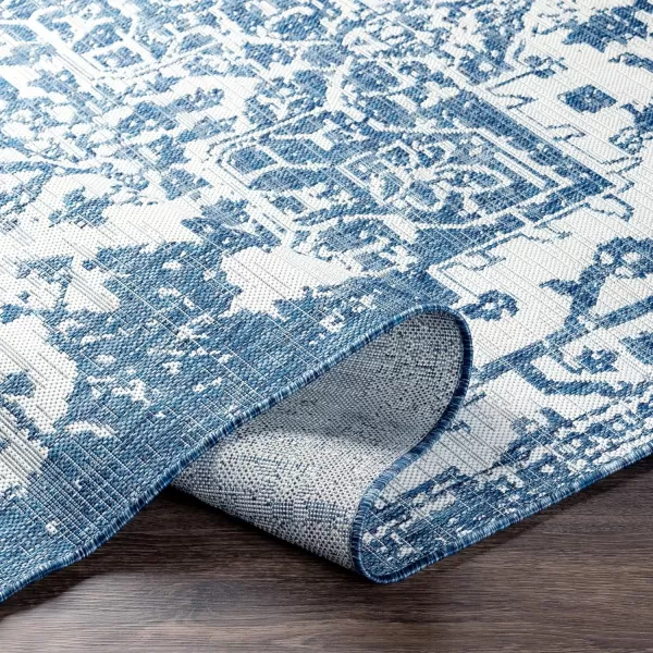 Artistic Weavers Masha Outdoor Traditional Area Rug53 x 77 Dark Blue